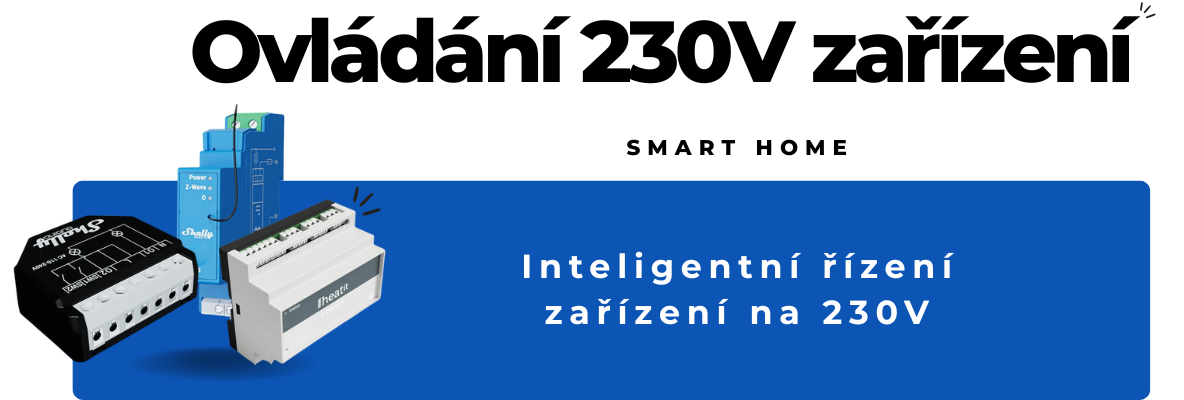 Baner - Ovládanie 230V zariadení CZ